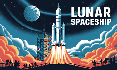 LunarSpaceship.com - Creative brandable domain for sale